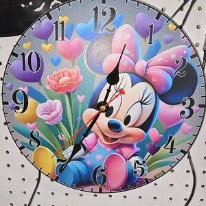 Minnie Mouse Wall Clock - Multicolor